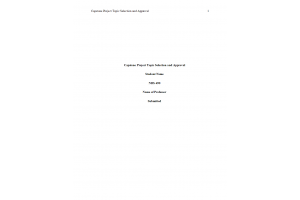 NRS 490 Topic 2 Assignment; Capstone Project Topic Selection and Approval; Nurse Turnover