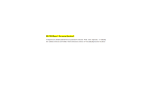 HLT 364 Topic 2 Discussion Question 2