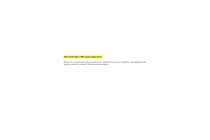 HLT 364 Topic 5 Discussion Question 1