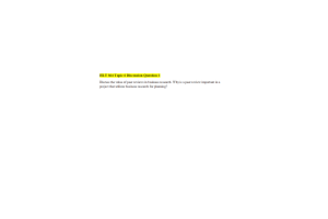 HLT 364 Topic 6 Discussion Question 2