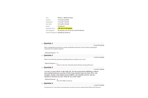 NURS 6541 Week 6 Midterm Exam100 out of 100 Points