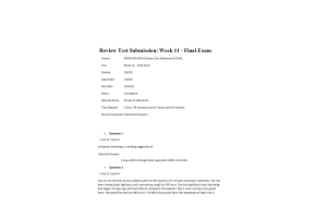 NURS 6541 Week 11 Final Exam99 out of 100 Points