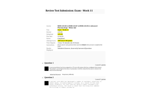 NURS 6521D-6, NURS-6521F-6, NURS-6521N-6, Week 11 Final Exam100 out of 100 Points