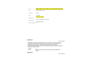 NURS 6640N-1, NUNP 6640N-1 Week 6 Midterm Exam