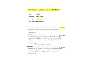 NURS 6650 Final Exam75 out of 75 Points (Summer Quarter)