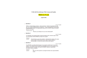 NURS 6650 Week 6 Midterm Exam