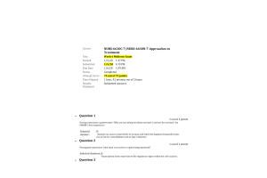 NURS 6630C-7, NURS-6630N-7; Exam - Week 6 Midterm (75 out of 75 Points)