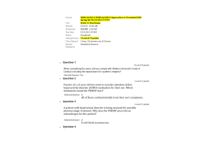NURS 6630C-9, NURS-6630N-9; Exam - Week 11 Final (75 out of 75 Points)