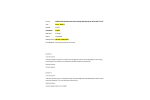 NURS 6521N-28, Week 7 Midterm Exam; 100 out of 100 Points
