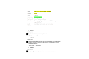 NURS 6512N-49; Week 6 Midterm Exam; 100 out of 100 Points