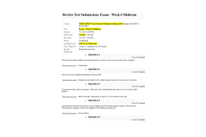 NURS 6501N-24 Week 6 Midterm Exam