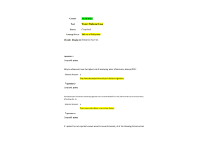 NUNP 6551 Week 6 Midterm ExamYear 2020
