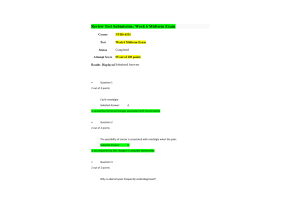 NURS 6551 Week 6 Midterm Exam (99 out of 100 Points July Term)