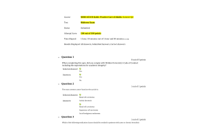 NURS 6531 Week 6 Midterm Exam (100 out of 100 Points)