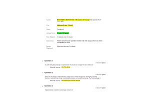 BUSI 3003-1, MGMT-3102-1; Week 3 Midterm Exam (50 out of 50 Points; Fall Qtr)