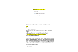 HLTH 4200 Week 6 Final Exam (All Correct)