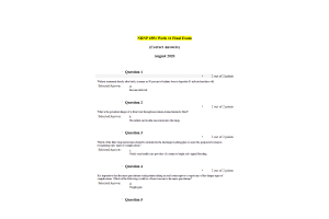 NRNP 6551 Week 11 Final Exam