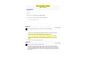 NURS 6052 Module 2 (Weeks 2-3) Quiz; Is It Quantitative, Qualitative, or Mixed Methods