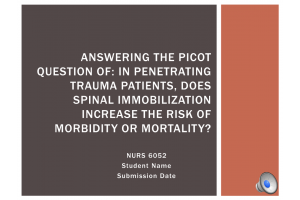 NURS 6052 Module 6 (Weeks 10-11) Assignment; Evidence-Based Capstone Project, Part 6; Disseminating Results