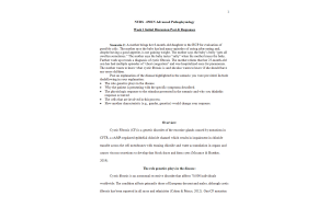 NURS 6501 Week 1 Discussion; Alterations in Cellular Processes - Scenario 2 (Initial Post, Responses)