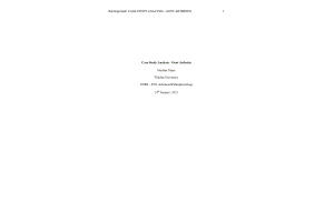 NURS 6501 Week 8 Assignment; Case Study Analysis; Gout Arthritis
