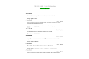 NURS 6501 Week 6 Midterm Exam