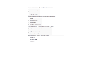 NURS 6512N-50, Advanced Health Assessment; Week 6 Midterm Exam