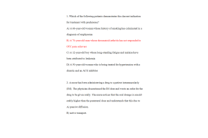 NURS 6521D-6, NURS-6521F-6, NURS-6521N-6-Advanced Pharmacology; Exam - Week 7 Midterm (Correct Solutions)