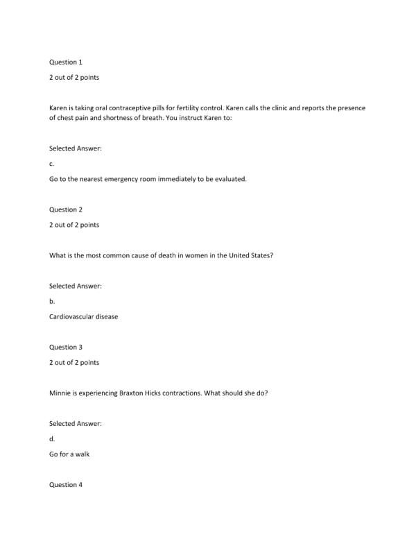 NURS 6551 Week 11 Final ExamSpring Term