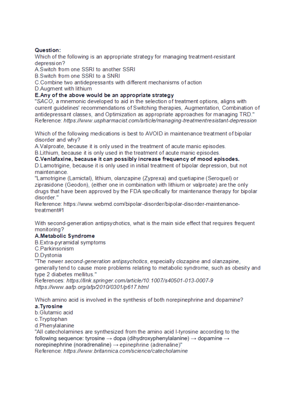 NURS 6630N-29, Approaches to Treatment; Midterm Exam - Week 6