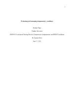 NRNP 6531 Week 2 Assignment; i-Human Case Study; Evaluating and Managing Integumentary Conditions