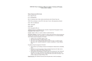 NRNP 6531 Week 4 Assignment; i-Human Case Study; Evaluating and Managing Cardiovascular Conditions