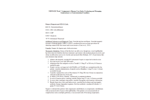 NRNP 6531 Week 7 Assignment; i-Human Case Study; Evaluating and Managing Genitourinary or Gastrointestinal Condition