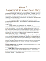 NRNP 6531 Week 7 Assignment; i-Human Case Study; Evaluating and Managing Genitourinary or Gastrointestinal Conditions