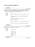 NRNP 6531 Week 3 Knowledge Check; Advanced Nursing Practice Competencies, Knowledge Check