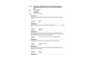 NURS 6512C-34, NURS-6512N-34, Week 11 Final Exam