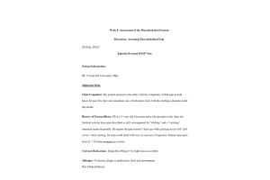 NURS 6512 Week 8 Discussion; Assessing Musculoskeletal Pain (Main Post and Response)