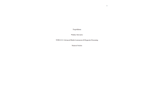 NURS 6512 Week 9 Case Study Assignment; Assessing Neurological Symptoms