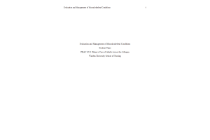 PRAC 6531 Week 9 Assignment 2; Episodic Visit; Musculoskeletal Focused Note