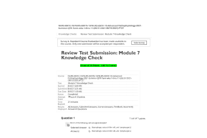 NURS-6501C-10, NURS-6501N-10, NURS-6501F-10 Module 7 Knowledge Check