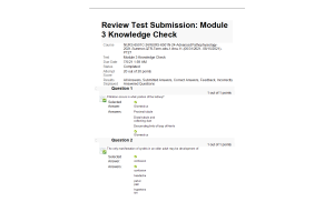 NURS-6501C-24, NURS-6501N-24 Module 3 Knowledge Check