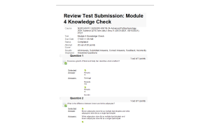 NURS-6501C-24, NURS-6501N-24 Module 4 Knowledge Check