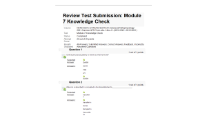 NURS-6501C-24, NURS-6501N-24 Module 7 Knowledge Check