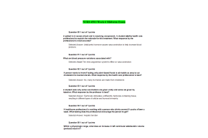 NURS 6501 Week 6 Midterm Exam