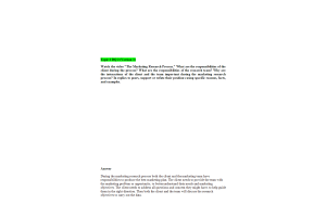 MKT 315 Topic 2 Discussion Question 2