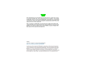 MKT 315 Topic 7 Discussion Question 1