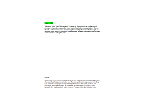 MKT 315 Topic 8 Discussion Question 1