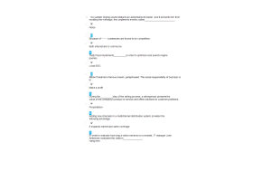 MKT 315 Topic 8 Final Exam