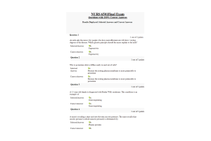 NURS 6501 Week 11 Final Exam