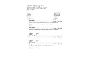 NURS 6501 Week 9 Knowledge Check100% Correct